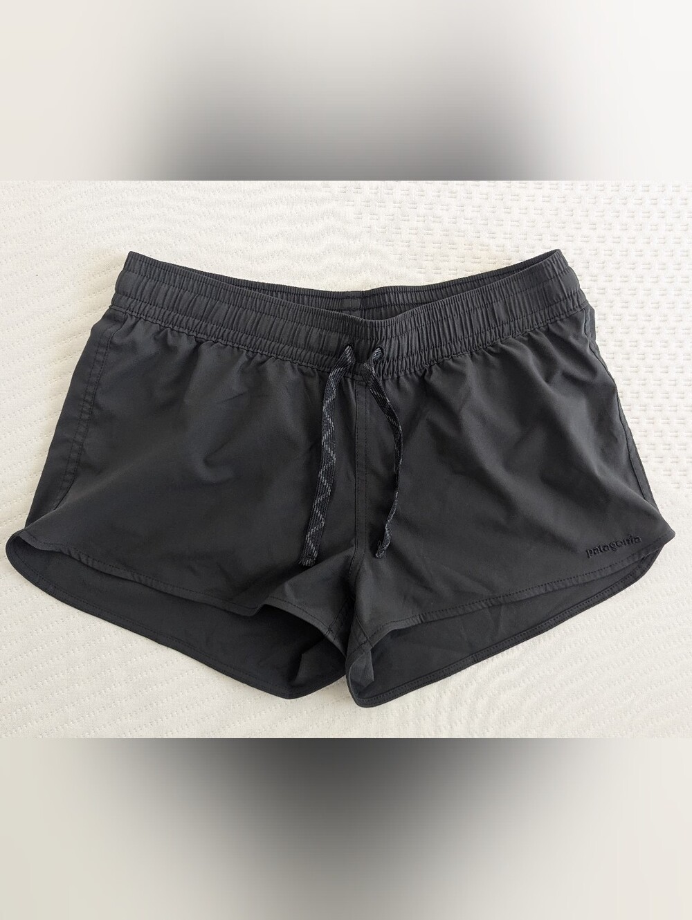 Patagonia Black Women's Athletic Shorts with Drawstring